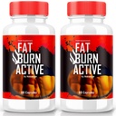 (2 Pack) Fat Burn Active Pills, Fat Burner Active Advance Keto Formula - Advanced Weight Loss Support, All Natural Keto Supplement, Fat Burn Keto Vitaminas, FatBurn Keto Active Reviews (120 cápsulas)