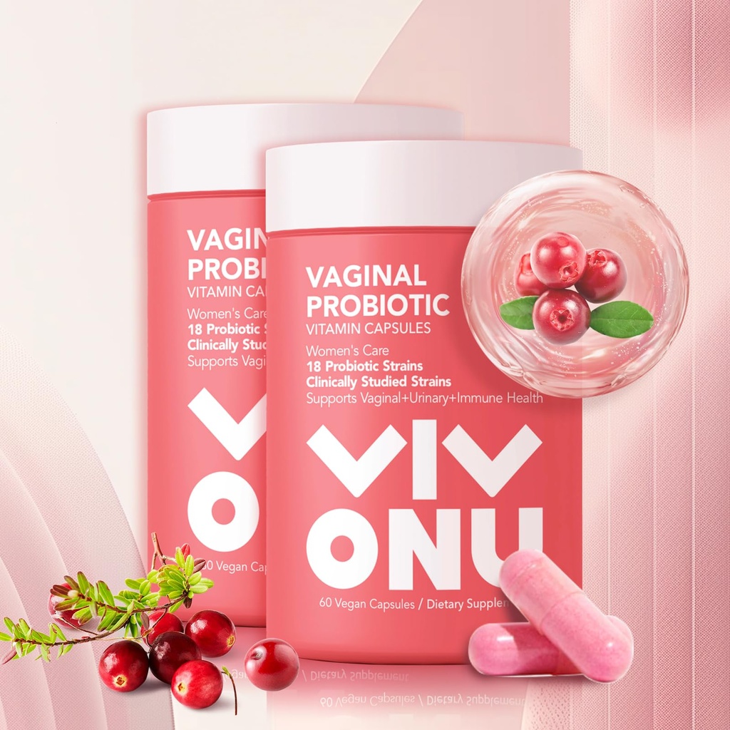 Probiótico femenino,Prebióticos " Lactobacillus Probiotic Blend,60 Billion CFUs,18 Strains,Help Women's Health,Boost Immune,Digestive,Gut,Promote Odor Vaginal saludable " Flora vaginal