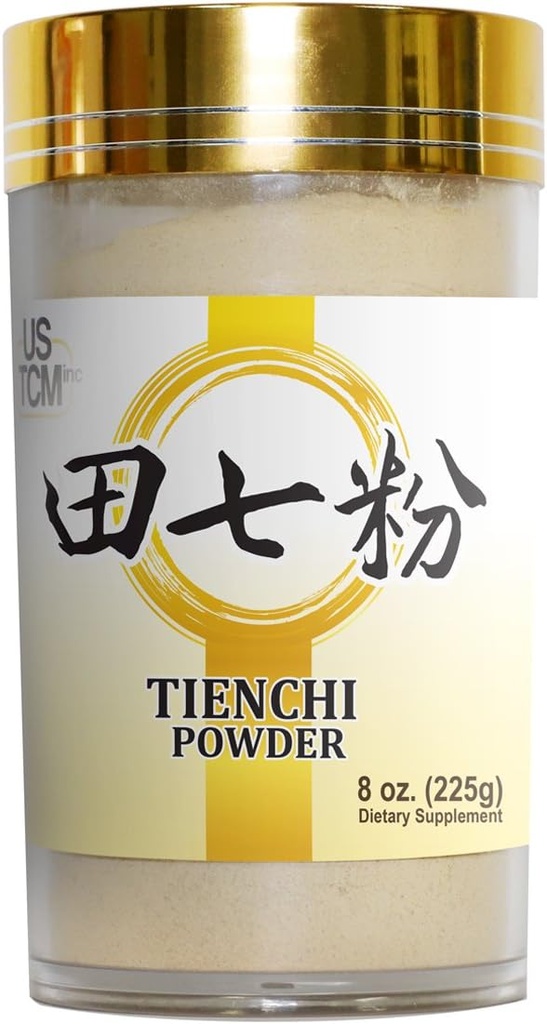 100% puro Tienchi Powder Pseudoginseng Notoginseng Sanqi Powder Tienchi Ginseng Powder ❌ 120 120mesh (8oz)