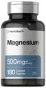 Horbäach Magnesium 500mg TEN 180 Caplets ANTE Vegetarian, Non-GMO, y Gluten Free Supplement