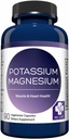 MD. Life Potassium Magnesium Supplement - 90 Capsules - Magnesium Potassium Supplement - High Absorption Complex - Support Vascular Health & Leg Cramp