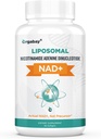 Orgabay Liposomal NAD+ Supplement 500 mg, High Absorption, Boost NAD+ with TMG 250 mg, Actual NAD Plus More Efficient Than Nicotinamide Riboside, Support Cellular Energy, Healthy Aging | 60 Softgels