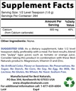 Calcium Carbonate Powder 1 Pound & Magnesium Oxide 500 mg