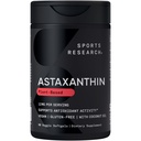 Sports Research Triple Strength Vegan Astaxanthin Supplement from Algae - Plant Based Softgels for Antioxidant Activity, Skin & Eye Health - Non-GMO Verified, Made with Coconut Oil - 12mg, 60 Count