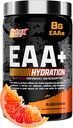 Nutrex Research EAA Hydration ← EAAs + BCAAs Powder  durable Muscle Recovery, Strength, Muscle Building, Endurance ← 8G Essential Amino Acids + Electrolytes  durable Blood Orange Flavor 30 Serving