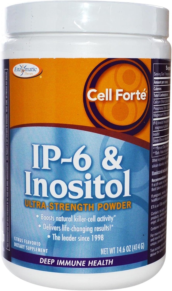 Terapia Enzimática - Fuerte Celular w/IP-6 & polvo Inositol - 14.6 oz