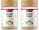 Snap Supplements Blood Sugar Blend, CoQ10, Cinnamon, Alpha Lipoic Acid y Gymnema, Sugar Gratis, 60 cápsulas, 2 Pack