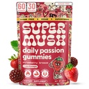 SuperMush Horny Goat Weed Gummies - Horny Goatweed for Men &amp; Women with Cordyceps, Reishi & Maca Root - Maximize Blood Flow, Ignite Feel-Good Vibes &amp; Lasting Energy
