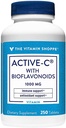 La Vitamina Shoppe Active-C con Bioflavonoides 1000 MG - Antioxidante para la Salud Cardiovascular &amp; Inmune &amp; Protection Against Free Radicals (250 Tablets)