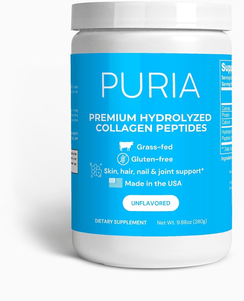 Péptidos de colágeno Hidrolyzed de alta calidad hechos en EE.UU. Piel libre de gluten, cabello, uñas, suplemento de polvo de apoyo conjunto