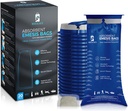 ROXALACE® Emesis Bags with Absorbent Powder for Nausea and Vomiting Relief - 20 Pack 1200ml, Travel-Friendly, Hygienic Solution for Motion Sickness, Morning Sickness, Caregiving y Emergencies
