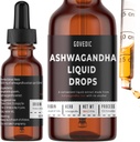 Ashwagandha Liquid Drops Concentrated 1 Fl Oz 30ml ← 60 Servings of 500mg Organic Root Tincture Extract Supplement ← Stress Relief, Energy & Immunity, Mental Focus, Fastsorption