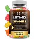 Ganchos de cáñamo - 36.000 MG (60 Conde) - 600 MG Per Gummy Bear con aceite de cáñamo - Made in USA