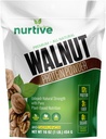 Walnut Protein Powder - Rich in Omega-3 " Plant-Based Protein - Antioxidant Boost - Ideal para Smoothies " Baking - Gluten Free, Vegan, Non GMO - 20 Servings (16 oz / 454 g)