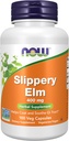AHORA Suplementos, Slippery Elm (Ulmus rubra) 400 mg, Suplemento Herbal, 100 cápsulas Veg