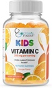 Los médicos más finos de vitamina C Gummies para niños – Vegan, GMO Gratis &amp; Gluten gratis – Gran sabor a naranja Pectin Chews – Suplemento dietético para niños – 250 mg de vitamina C – 90 Jellies [45 dosis]