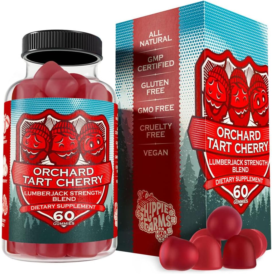 Orchard Tart Cherry Gummies - Grown in USA Cherries