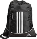 adidas Alliance Sackpack – Mochila Drawstring Bolsa pequeña para hombres y mujeres, negro, una talla