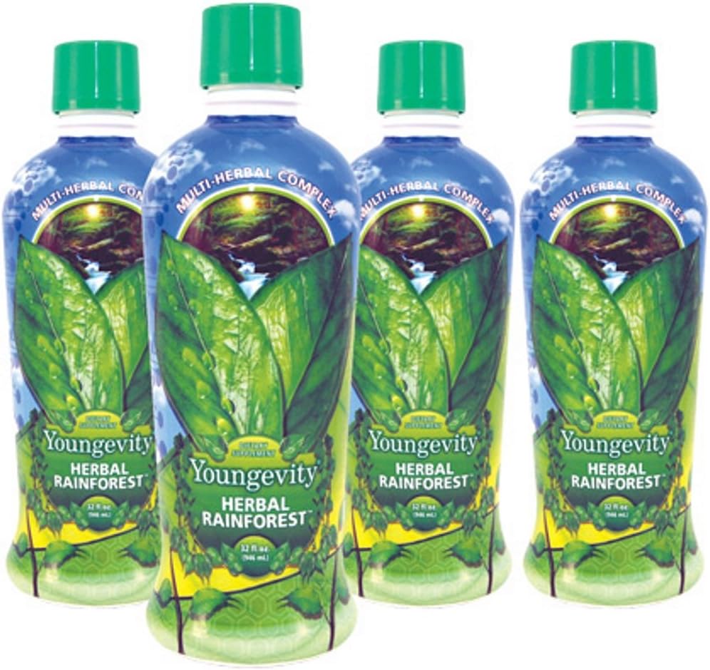 Youngevity Majestic Earth Herbal Rainforest, 32 Fl Oz - Ultimate Multi-Herbal, multivitamina y complejo mineral para hombres, mujeres, niños - Immune Support Suplemento - Gluten-Free