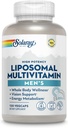 SOLARAY Liposomal Multivitamínico para Hombres, Ausorción Mejorada Immune, Energía &amp; Bone Support Suplemento, Mens Daily Multi Vitamina, BCAAs, Vitamina D3, C, B12, Zinc, Vegan, Soy Gratis, 60 Serv, 120 VegCaps