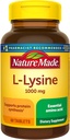 Nature Made L-Lysine 1000 mg, Dietary Supplement, 60 Tablets, 60 Day Supply