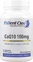 Paciente Una Coenzima Q10 (CoQ10) 100 mg ← Antioxidante Suplemento de Apoyo al Corazón y la Salud Vascular* Silencio con el Aceite Orgánica de Oliva Silencio 120 cápsulas