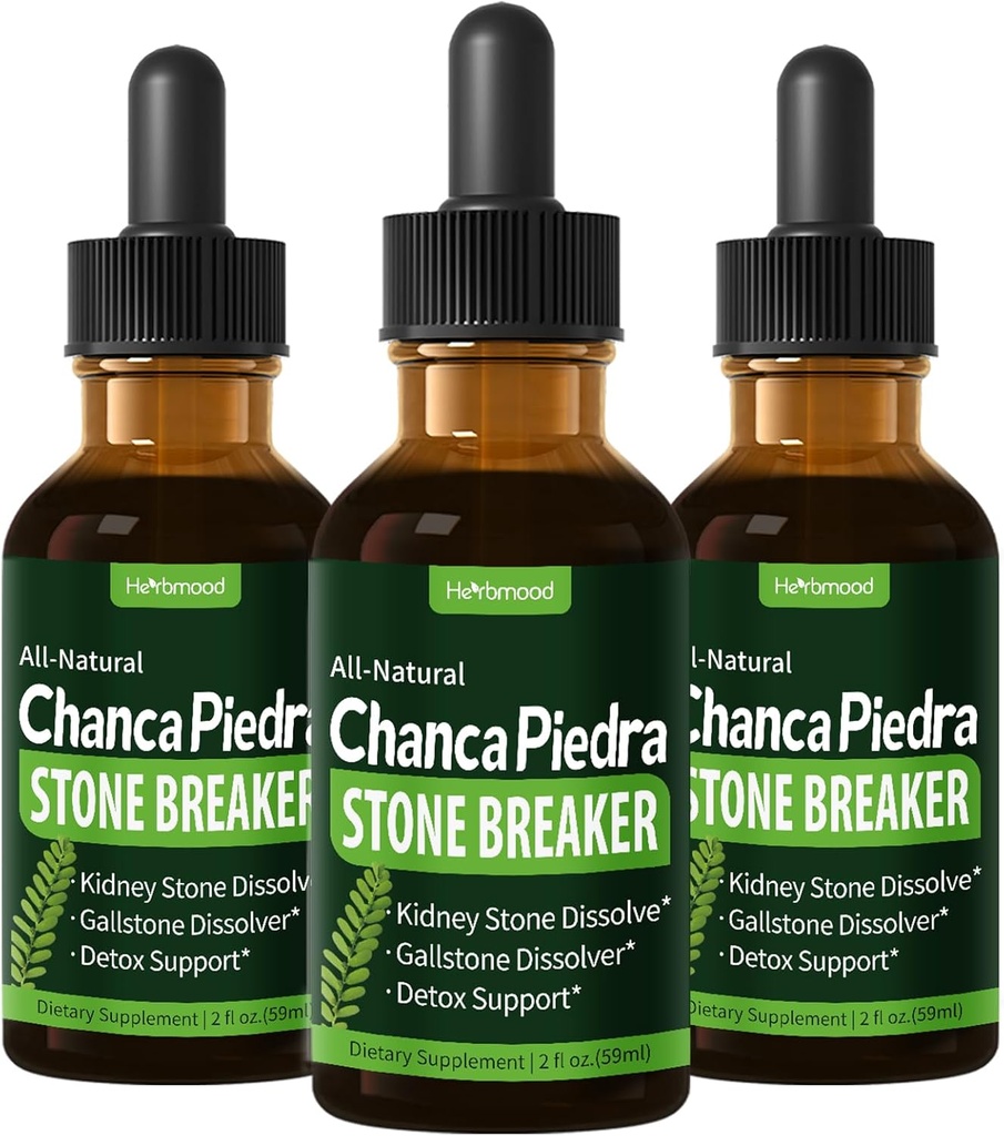 Stone Breaker Chanca Piedra gotas para Kidney Stones & Gallstone Dissolver, Horsetail Extract Kidney Cleanse Detox " Repair, Gotas de Cola de Caballo y ChancaPiedra para Los Riñones. 6 oz