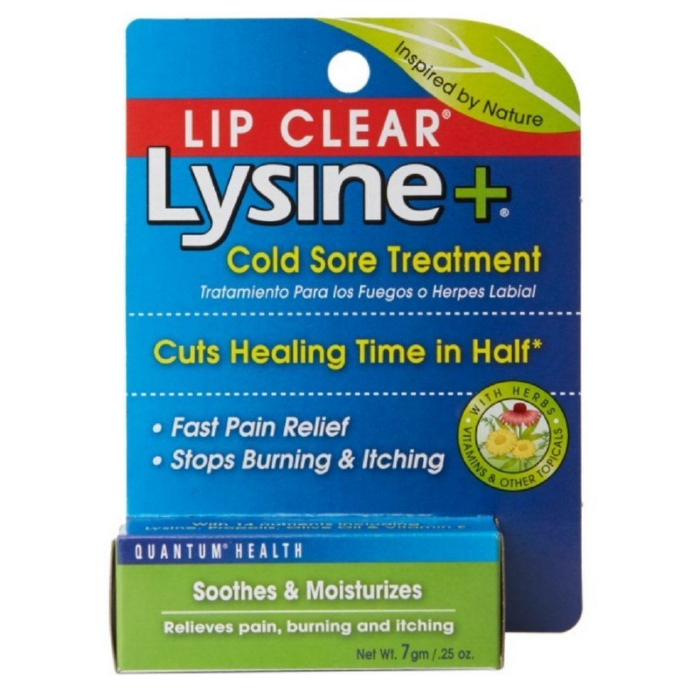 Quantum Health Lip Clear Lysine+ Cold Sore Treatment, 0.25 oz