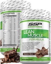 SSP Protein - Whey Isolate " Casein with Leucine " MCT - Reemplazo de la mealla de chocolate bajo en calorías para la nutrición del músculo magro