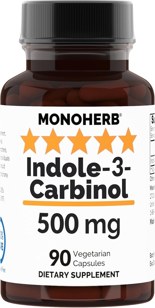 Indole-3-Carbinol 500 mg - 90 cápsulas vegetales