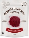 Tradiciones Orgánicas   Beetroot Powder  sometida Orgánica Beetroot Powder Vegan Non-GMO Superfood TEN 16oz/1lb (454g) Bag