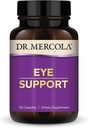 Dr. Mercola Eye Support - Supports Eye & Vision Health - with Lutein, Zeaxanthin, Organic Astaxanthin " Black Currant - Non-GMO, Gluten-Free &amp; Soy Free - 30 Capsules (30 Servings)