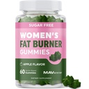 Women’s Fat Burner Gummies for Weight Loss | Green Tea, Green Coffee Bean, Garcinia Cambogia & Ketones | Fat Burners for Women Weight Loss Gummies | Green Tea Fat Burner Supplements | 60 Count