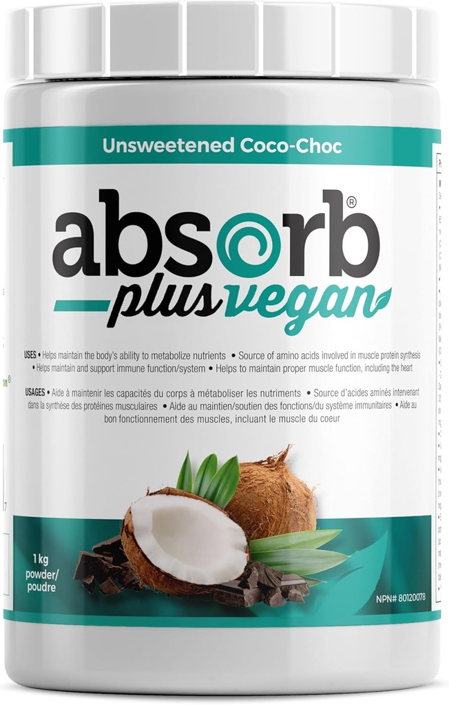 Proteína de aislamiento vegano - Gut Health, Nutritional Support, Natural Ingredients, Non-GMO, Gluten-Free, Organic Sprouted Rice Protein (2.2 libras, Unsweetened Coco-Choc)