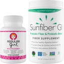 Regular Girl Tomorrow's Nutrition, Women’s Multivitamin (30 Servings) and Sunfiber GI Probiotic Powder (30 Servings) Bundle, Energy and Low FODMAP Digestive Support