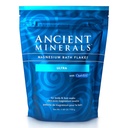 Minerales antiguos Brillantes de baño de magnesio Ultra con OptiMSM – Puro Zechstein Magnesium Chloride y sal de baño de azufre orgánico, Soothing Mineral Soak for Skin & Body, 1,65 lb