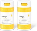 Salud por Habit Energy Supplement 2 Pack (120 Capsules) - Natual Caffeine Blend, Vitaminas B &amp; C, soporta niveles de energía, promueve la alerta mental y el foco, Vegan, No GMO, Sugar Gratis (2 Pack)