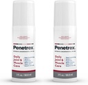 Penetrex Joint & Muscle Therapy - Soothing Gel for Back, Neck, Hands, Feet - Premium Whole Body Rub with Arnica, Vitamin B6 & MSM - 3oz Roll On Gel (2-Pack)