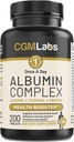 Once A Day Albumin Complex - Egg White Albumin, Whey Protein, Royal Jelly, Essential Amino Acids - 200Tablets