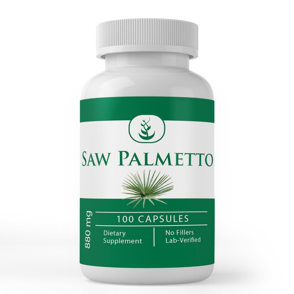 PURE ORIGINAL INGREDIENTS Saw Palmetto, (100 Capsules) Always Pure, No Additives Or Fillers, Lab Verified