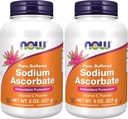 AHORA Suplementos, Sodium Ascorbate Powder, Buffered, Antioxidant Protection*, 8-Ounce (Pack of 2)