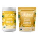 Ultima Replenisher Electrolyte Powder Drink Mix Bundle – Sugar Free – Lemonade, 90 Serving Canister y 20 Stickpacks – 6 Electrolytes and Minerals – Keto Friendly, Vegan, Non-GMO