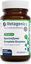 Complejo de enzima metagénica - Enzimas digestivas de base vegetal para la proteína, desintegración de grasas y carbohidratos - admite la indigestión, ruborización " salud de colon* - libre de gluten, vegano - 60 cápsulas
