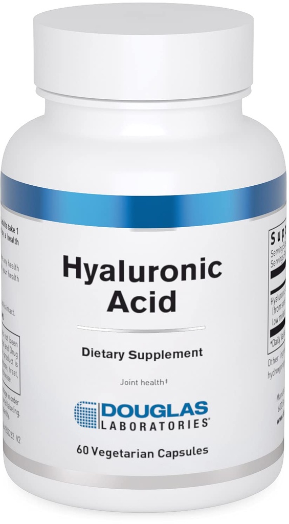 Douglas Laboratories Hyaluronic Acid | 70 mg Hyaluronic Acid for Joint and Skin Health | 60 Capsules