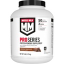 Muscle Milk Pro Series Protein Powder Supplement, Knockout Chocolate, 5 Pound, 28 Servings, 50g Protein, 3g Sugar, 20 Vitamins & Minerals, NSF Certified for Sport, Workout Recovery