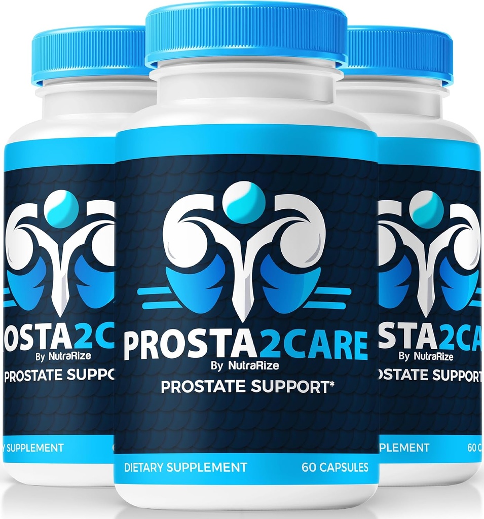 (3 Pack) Prosta2Care Capsules - Fórmula completa para mantener la salud de próstata, Prosta 2 Care Natural Capsules, Premium Prostate Support Formula, Official Prosta 2Care Pastillas Review (180 cápsulas)