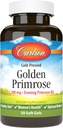 Carlson - Golden Primrose, 1300 mg Evening Primrose Oil, Cold-Presed, Healthy Skin, Women's Health & Optimal Wellness, 50 Softgels