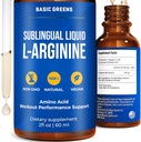L Arginine Liquid - L-Arginine Supplement for Hombre and Women with Nitric Oxide Precursor, L Arginine Supplement