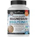 Magnesio Bisglycinate Chelated Supplement - High Absorption Magnesium Supplement for Muscle, Bone & Joint Support - Non-GMO, Non-Laxative, Fully Buffered for Maximum Bioavailability - 180 Capsules