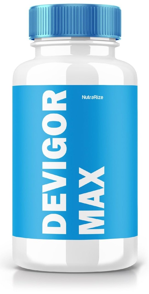NutraRize Devigor Max - Devigor Max Pills for Man, Devigor Max Suplemento para promover el bienestar general masculino, para mantener un estilo de vida saludable y activo, DevigorMax Men Reseñas (60 cápsulas)